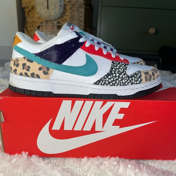 Nike Multicolor Patchwork Sneakers - Picture 4 of 5